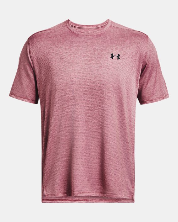 Men's UA Tech™ Vent Short Sleeve in Pink image number 4